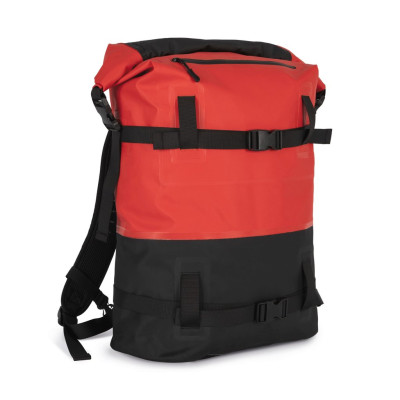 Waterproof backpack with compression straps
